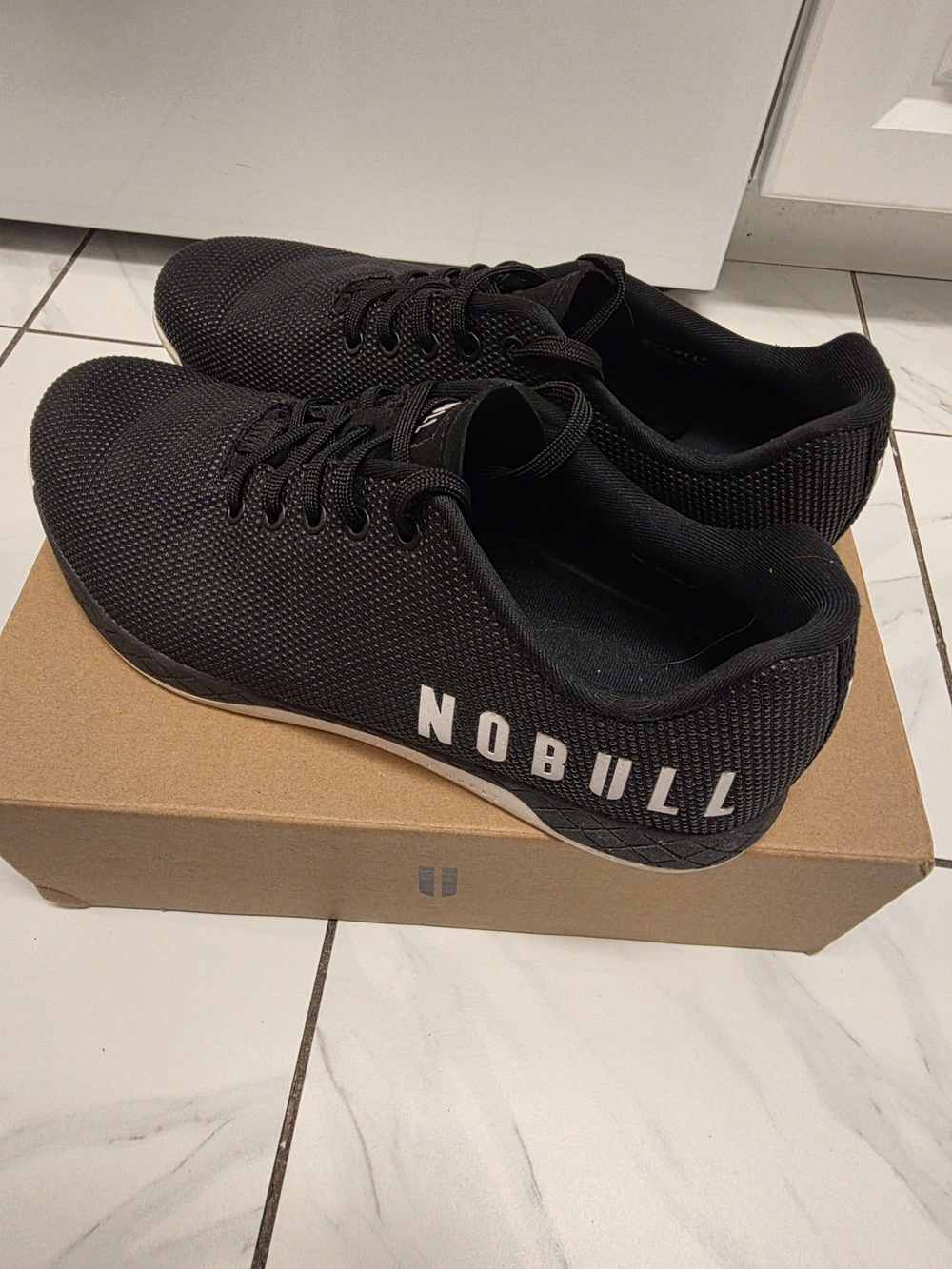 NOBULL Mens Black Trainer - Lightweight Cross-Training Shoe